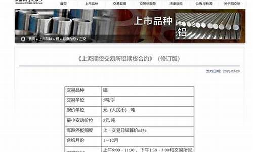 上海期货交易所沪铝表(上海期货交易所铝今日价格)_https://www.hbxfywj.com_证券知识_第1张