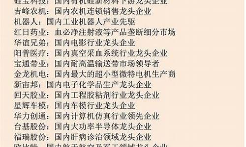 软件龙头股一览表(软件龙头股精选名单)_https://www.hbxfywj.com_证券知识_第1张
