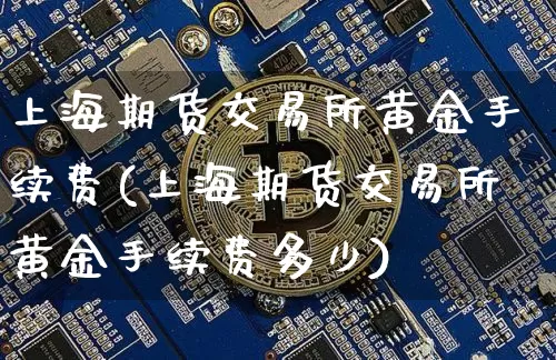 上海期货交易所黄金手续费(上海期货交易所黄金手续费多少)_https://www.hbxfywj.com_股票知识_第1张