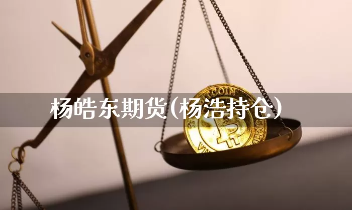 杨皓东期货(杨浩持仓)_https://www.hbxfywj.com_证券知识_第1张