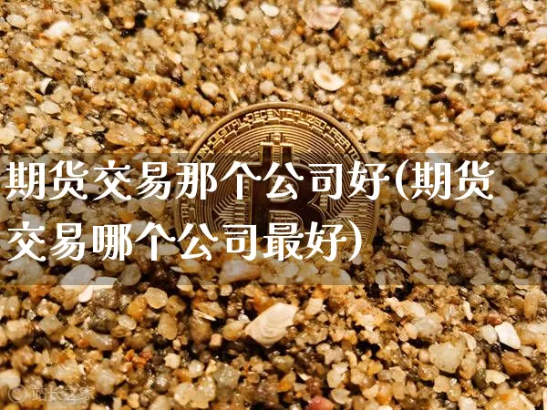 期货交易那个公司好(期货交易哪个公司最好)_https://www.hbxfywj.com_股票知识_第1张