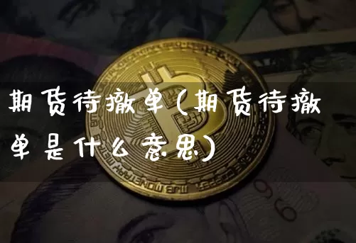 期货待撤单(期货待撤单是什么意思)_https://www.hbxfywj.com_期货知识_第1张