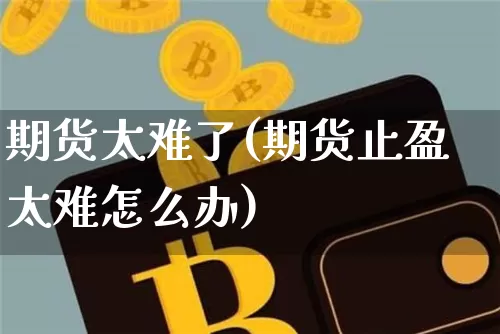 期货太难了(期货止盈太难怎么办)_https://www.hbxfywj.com_基金知识_第1张