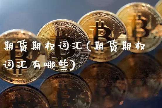 期货期权词汇(期货期权词汇有哪些)_https://www.hbxfywj.com_基金知识_第1张