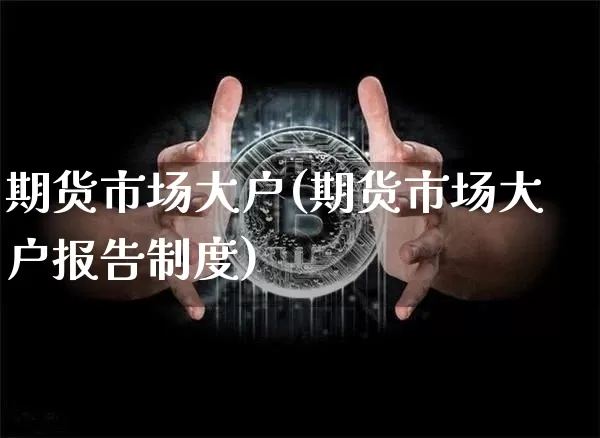 期货市场大户(期货市场大户报告制度)_https://www.hbxfywj.com_期货知识_第1张