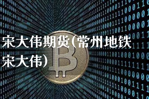 宋大伟期货(常州地铁宋大伟)_https://www.hbxfywj.com_期货知识_第1张