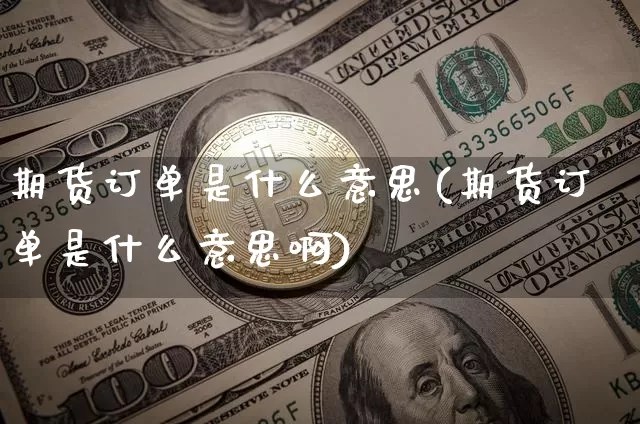 期货订单是什么意思(期货订单是什么意思啊)_https://www.hbxfywj.com_期货知识_第1张