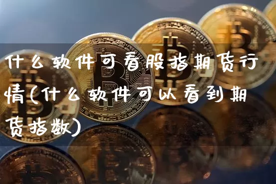 什么软件可看股指期货行情(什么软件可以看到期货指数)_https://www.hbxfywj.com_基金知识_第1张