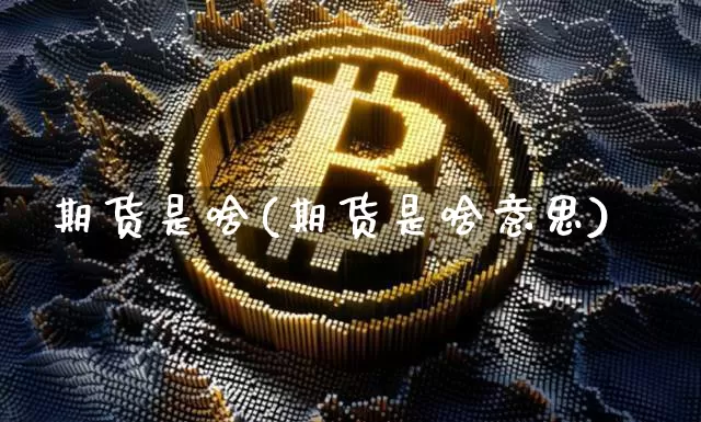 期货是啥(期货是啥意思)_https://www.hbxfywj.com_股票知识_第1张