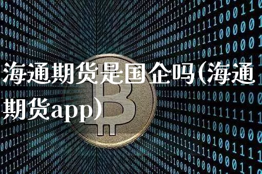 海通期货是国企吗(海通期货app)_https://www.hbxfywj.com_证券知识_第1张