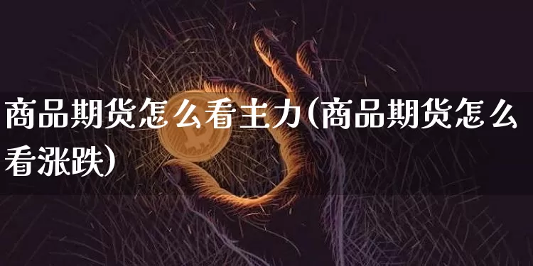 商品期货怎么看主力(商品期货怎么看涨跌)_https://www.hbxfywj.com_证券知识_第1张