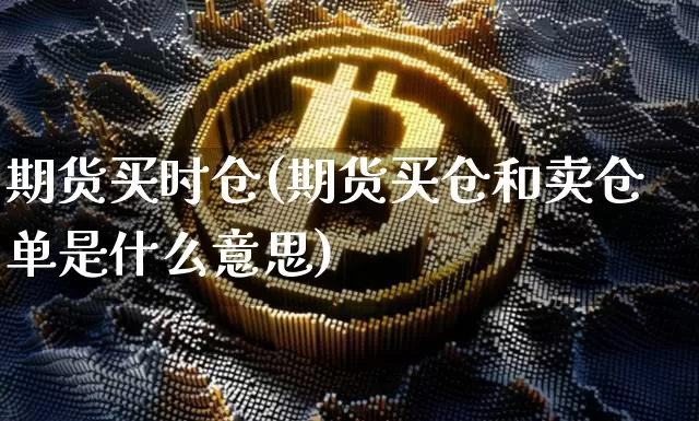 期货买时仓(期货买仓和卖仓单是什么意思)_https://www.hbxfywj.com_证券知识_第1张