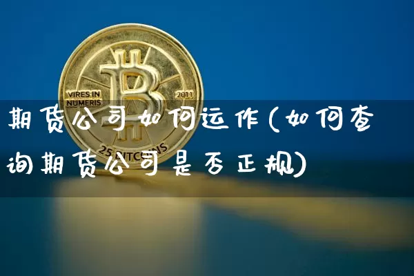 期货公司如何运作(如何查询期货公司是否正规)_https://www.hbxfywj.com_证券知识_第1张