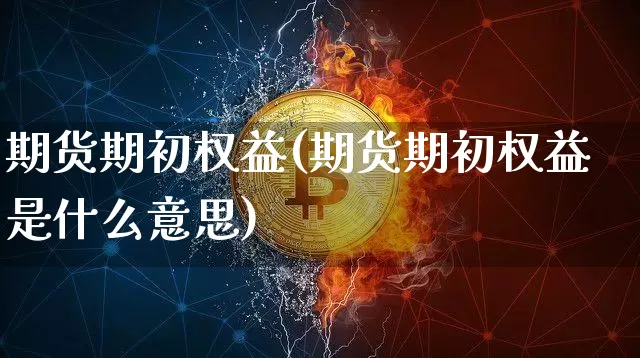 期货期初权益(期货期初权益是什么意思)_https://www.hbxfywj.com_期货知识_第1张