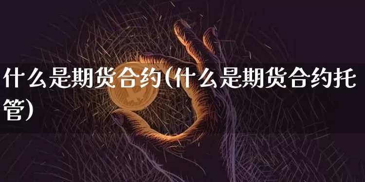 什么是期货合约(什么是期货合约托管)_https://www.hbxfywj.com_股票知识_第1张