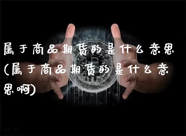 属于商品期货的是什么意思(属于商品期货的是什么意思啊)_https://www.hbxfywj.com_股票知识_第1张
