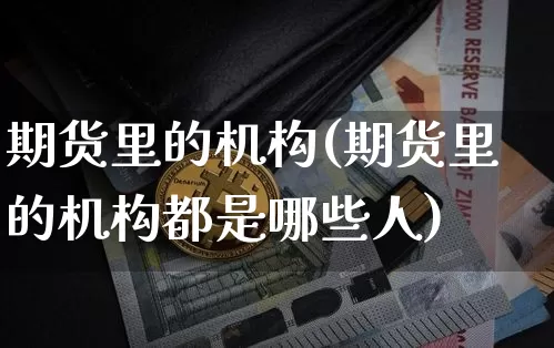 期货里的机构(期货里的机构都是哪些人)_https://www.hbxfywj.com_证券知识_第1张