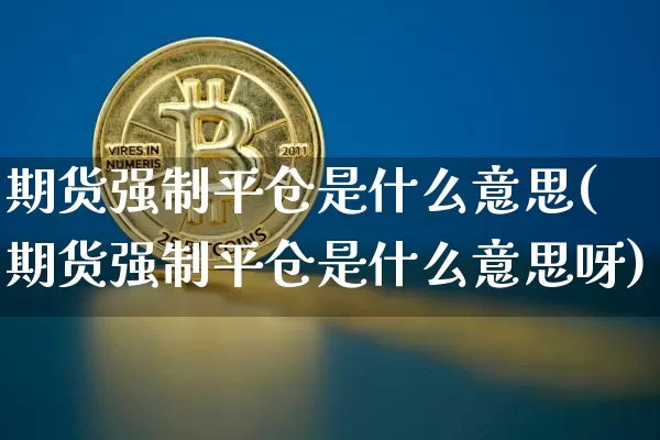 期货强制平仓是什么意思(期货强制平仓是什么意思呀)_https://www.hbxfywj.com_期货知识_第1张