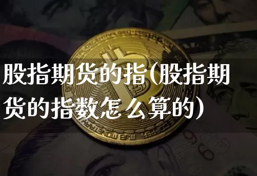股指期货的指(股指期货的指数怎么算的)_https://www.hbxfywj.com_基金知识_第1张