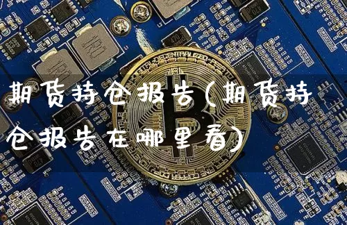 期货持仓报告(期货持仓报告在哪里看)_https://www.hbxfywj.com_基金知识_第1张
