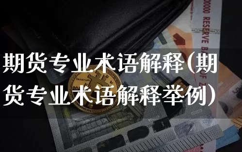期货专业术语解释(期货专业术语解释举例)_https://www.hbxfywj.com_证券知识_第1张