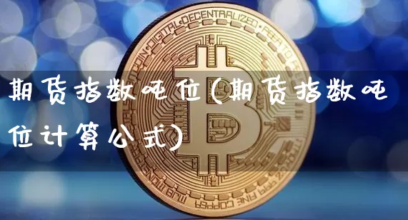 期货指数吨位(期货指数吨位计算公式)_https://www.hbxfywj.com_证券知识_第1张