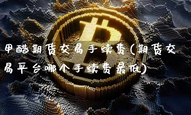 甲醋期货交易手续费(期货交易平台哪个手续费最低)_https://www.hbxfywj.com_证券知识_第1张