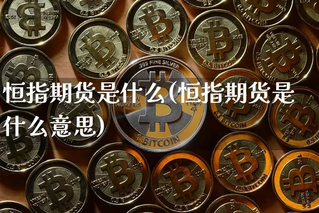 恒指期货是什么(恒指期货是什么意思)_https://www.hbxfywj.com_证券知识_第1张