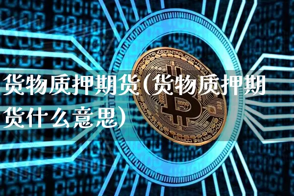 货物质押期货(货物质押期货什么意思)_https://www.hbxfywj.com_股票知识_第1张
