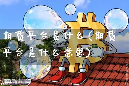 期货平台是什么(期货平台是什么意思)_https://www.hbxfywj.com_期货知识_第1张