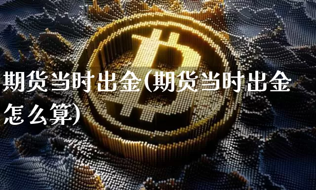 期货当时出金(期货当时出金怎么算)_https://www.hbxfywj.com_期货知识_第1张